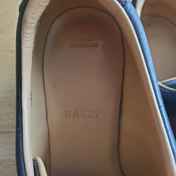 Bally brown Leather stripe trainer sneakers Woman 35.5 - Picture 3 of 8